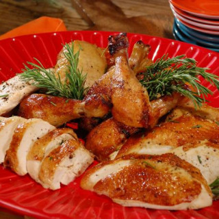 Tuscan Rosemary-Smoked Whole Chickens