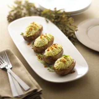 Twice Baked Potatoes with Alouette