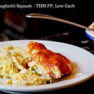 Twice Baked Spaghetti Squash – THM FP, Low Carb