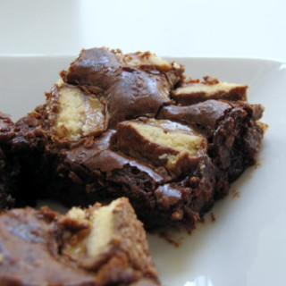 Twix Candy Bar Triple Chocolate Brownies Recipe