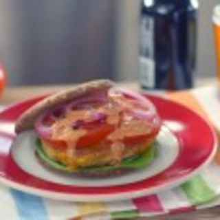 Ultimate Veggie Burger with Deen Sauce