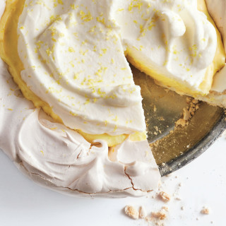 Upside-Down Lemon Meringue Pie