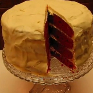 Valentine's Day Red Velvet Cake