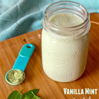 Vanilla Mint Matcha Protein Shake