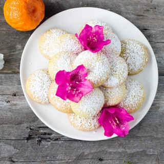 Vanilla Tangerine Sugar Cookies