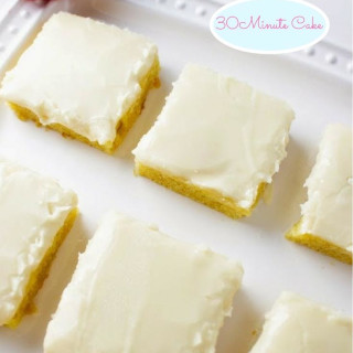 Vanilla Texas Sheetcake // 30 Minute Cake Recipe