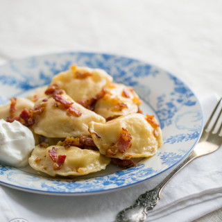 Vareniki with Potatoes and Cheese - Вареники