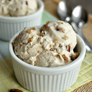 Vegan and Paleo “Butter” Pecan Ice Cream