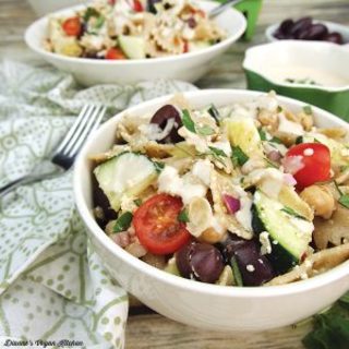 Vegan Greek Pasta Salad