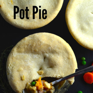 Vegan Pot Pies With White Wine Gravy and Olive Oil Crust