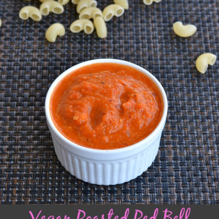 Vegan Roasted Red Bell Pepper Sauce Recipe