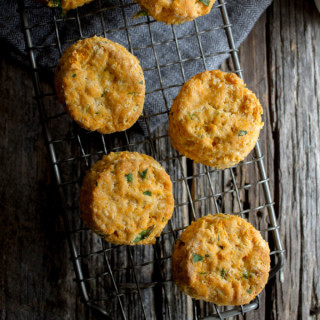 Vegan Thai Red Curry Biscuits