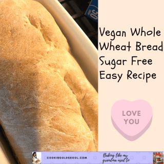 Vegan Whole Wheat Bread Sugar Free Easy Recipe