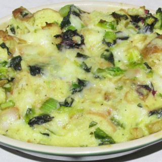 Vegetable Bread Pudding