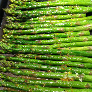 Veggie: Asparagus with Dijon-Lemon Sauce