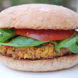 Veggie Burgers (another meal you can freeze!) made with Homemade Breadcrumb