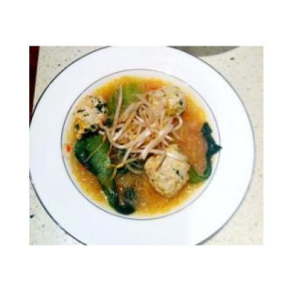 Vietnamese Chicken Meatball &amp; Noodle Soup