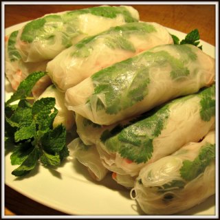 Vietnamese Fresh Rolls with Shrimp