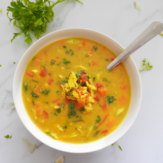 Warming Slow Cooker Coconut Chicken Soup