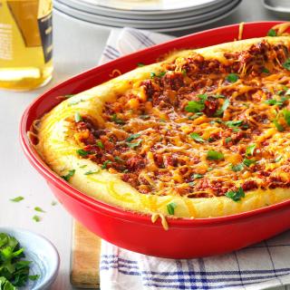 Western Beef and Cornmeal Pie