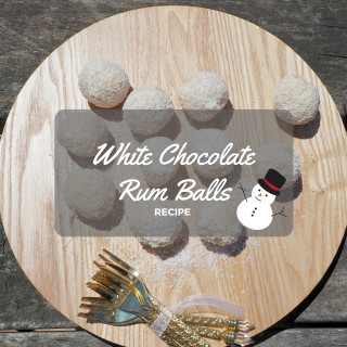 White Chocolate Rum Balls
