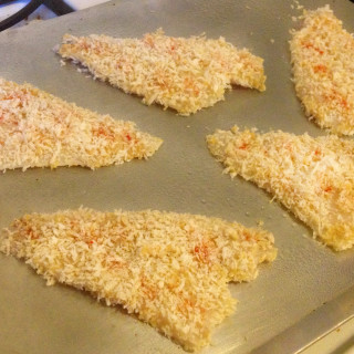 White Fish with Panko Bread Crumbs