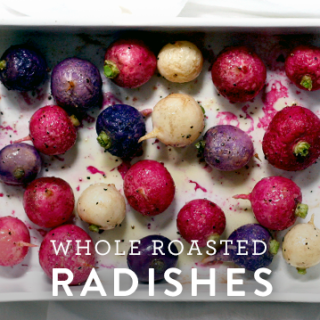 Whole Roasted Radishes