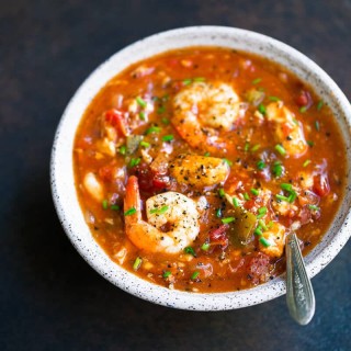 Whole30 Instant Pot Seafood Gumbo