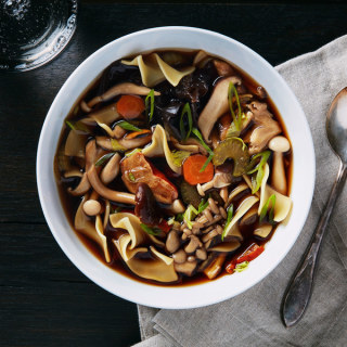 Wild Mushroom Noodle Soup