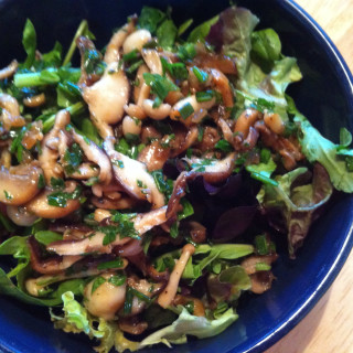 Wild Mushroom Salad with Balsamic Vinaigrette