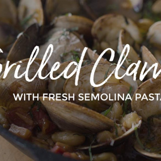 Wood Fired Clams and Fresh Pasta