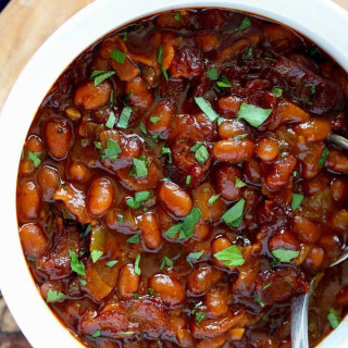 Zesty Baked Beans with Bacon