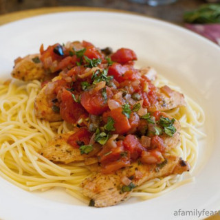 Zesty Chicken with Shallots, Capers and Olives