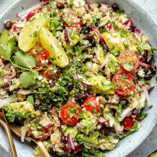 Zesty Southwest Quinoa Salad with Black Beans &amp; Avocado – PWWB