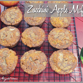 Zucchini Apple Muffins
