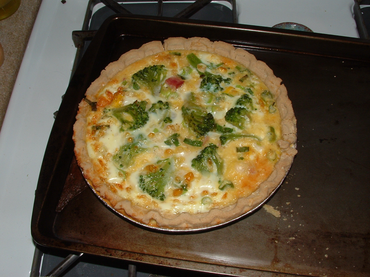 Ham n Cheese Broccoli Quiche BigOven