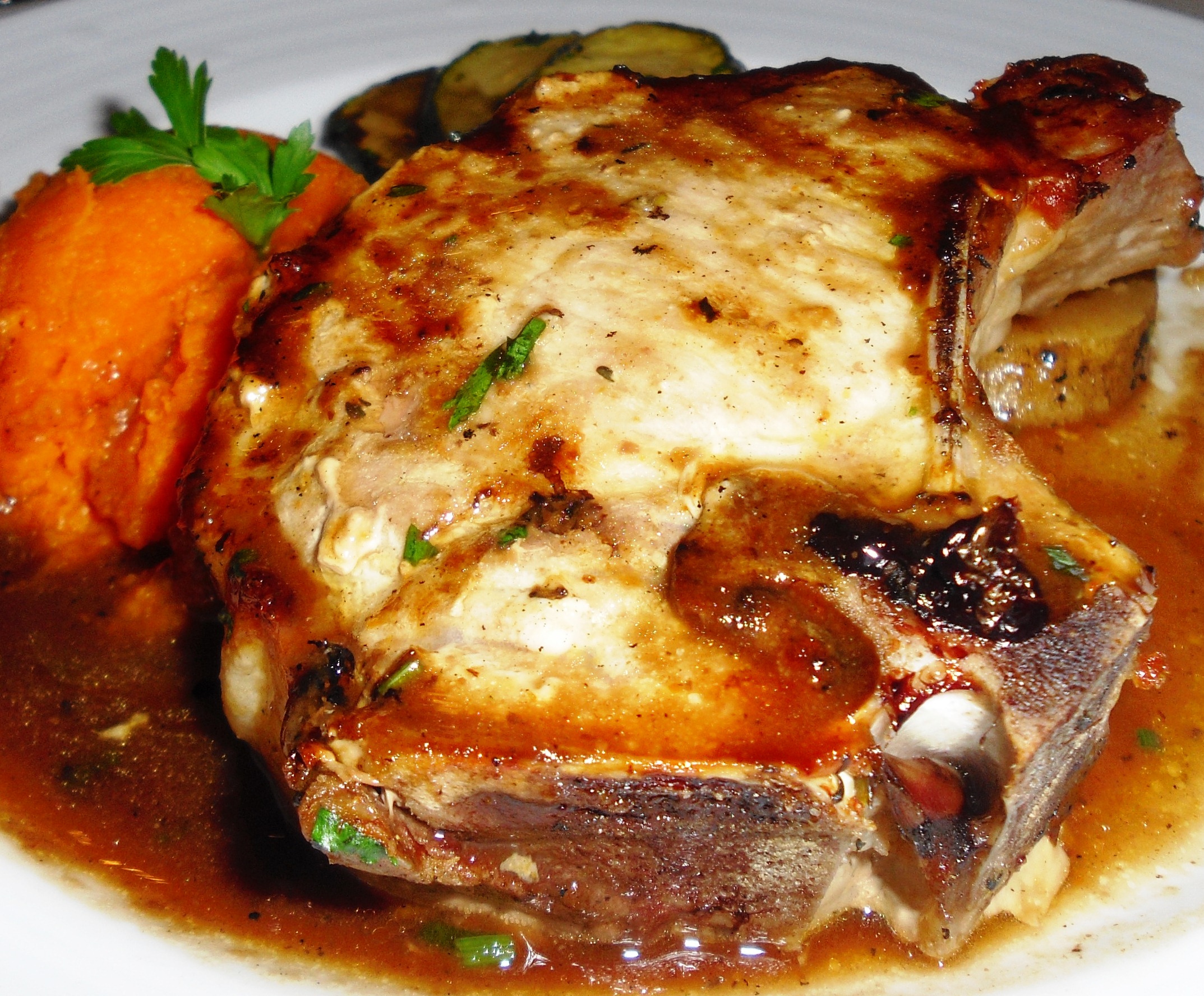 Honey and Spiceglazed Pork Chops BigOven