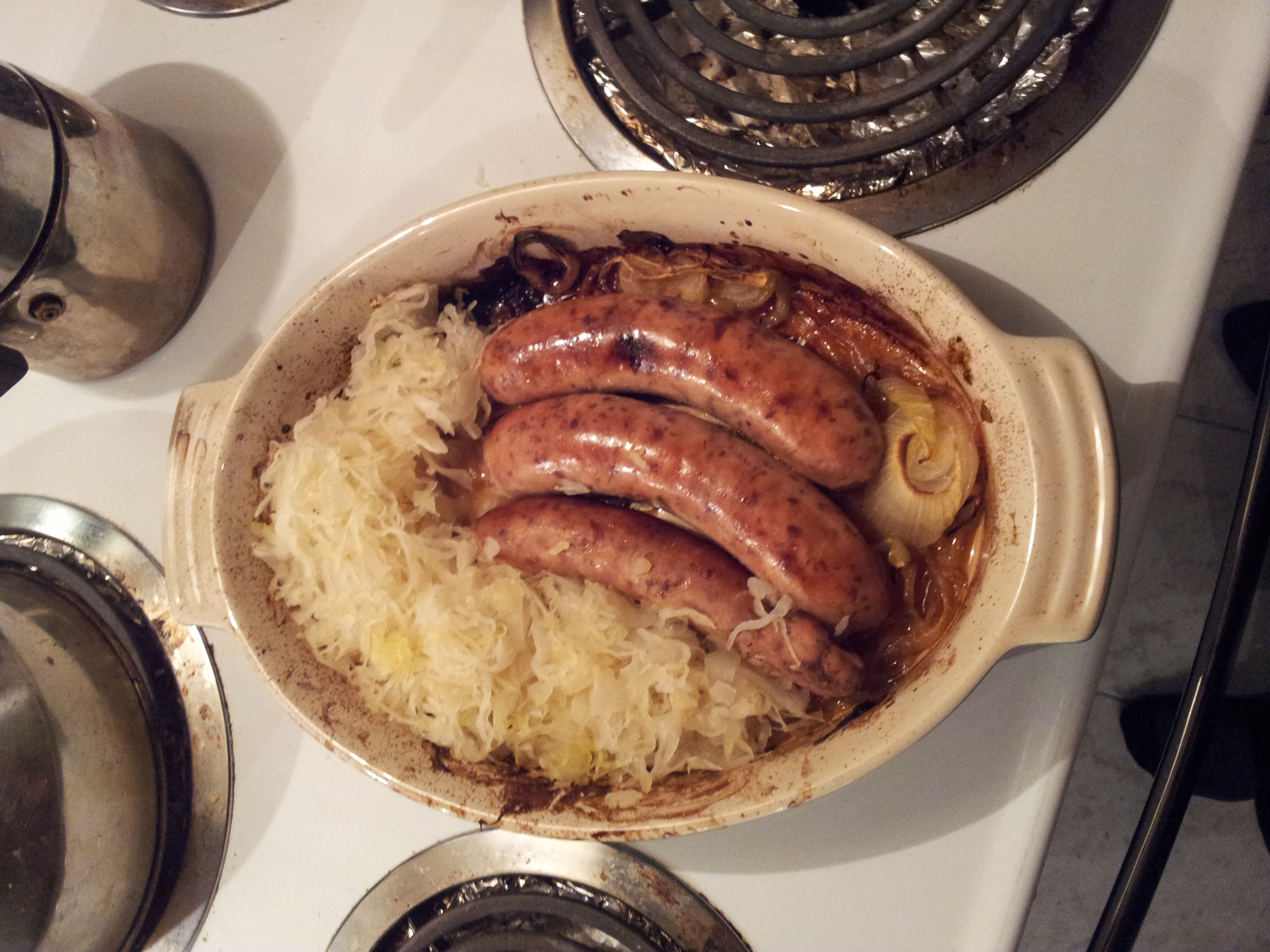 Oven grilled sausages BigOven