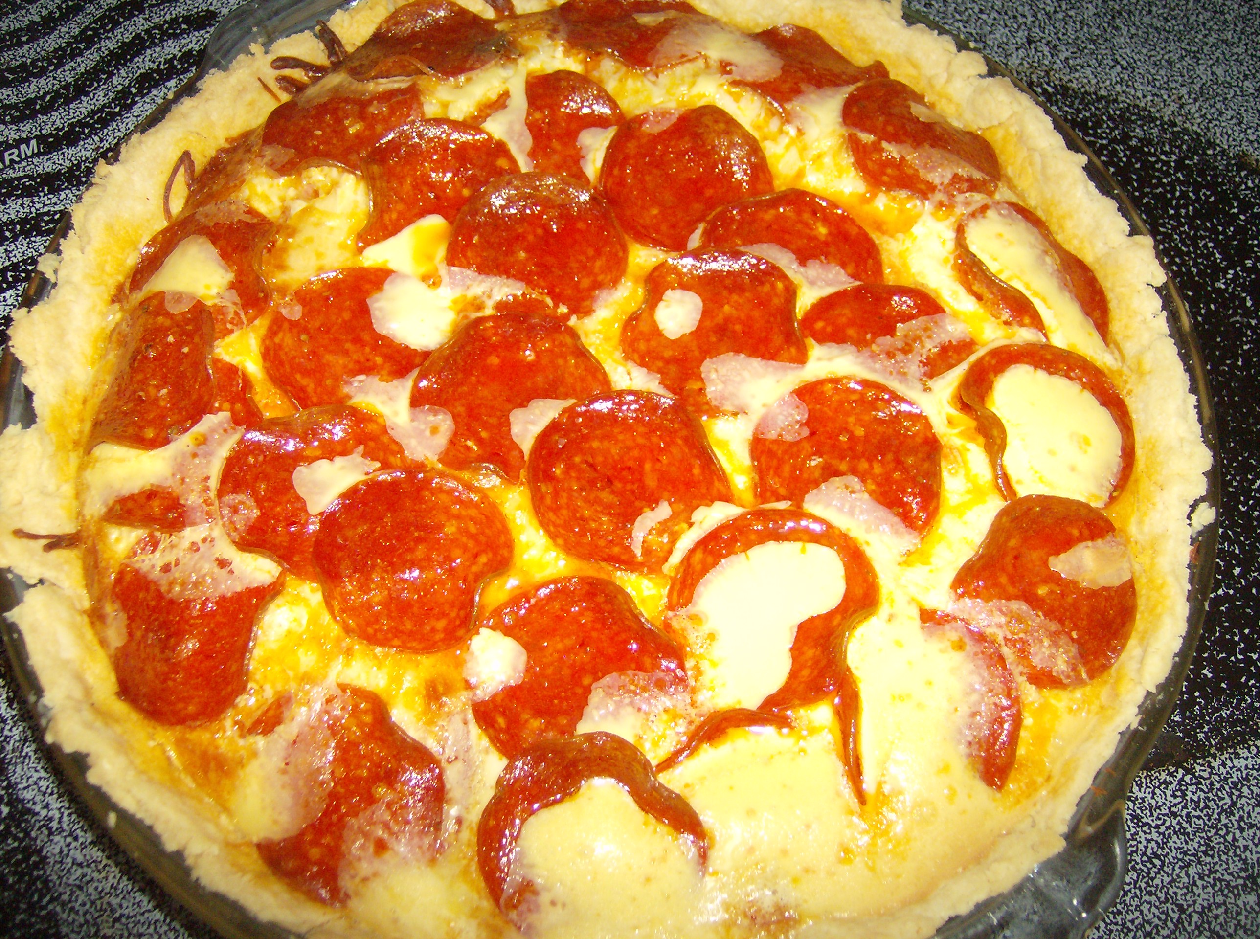 Pepperoni quiche BigOven
