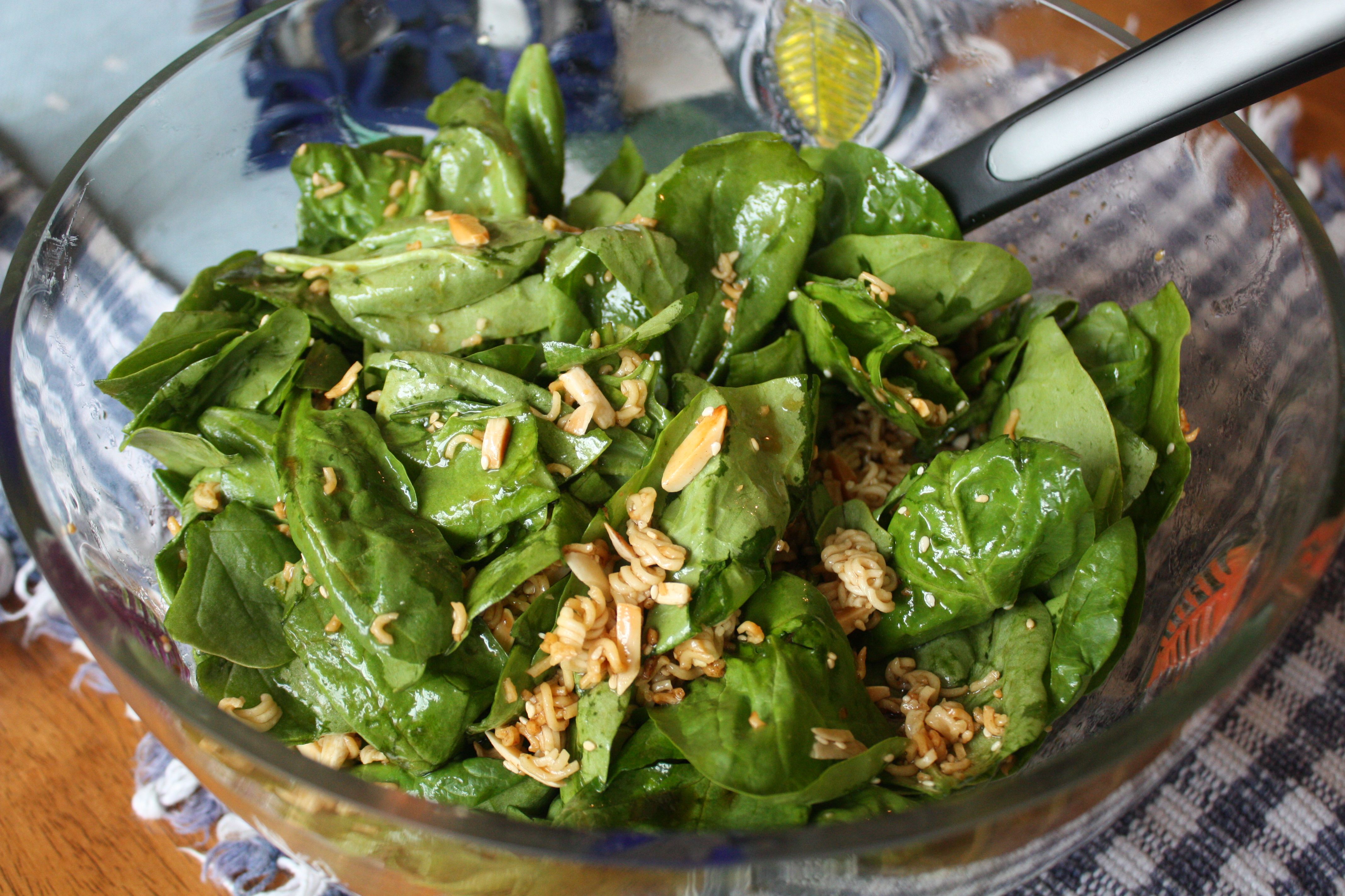 Potluck Spinach Salad BigOven