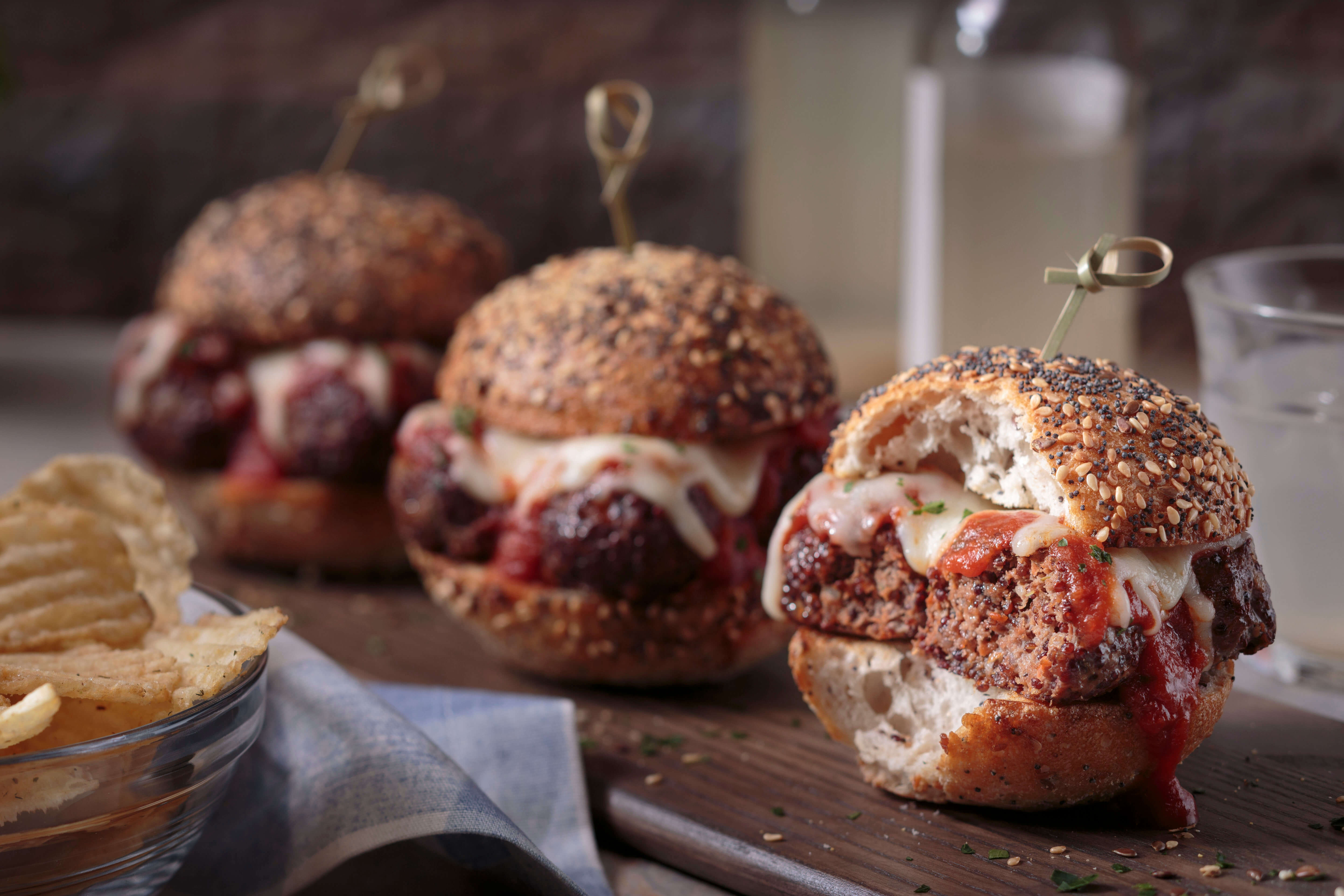 Quinoa Meatball Sliders
