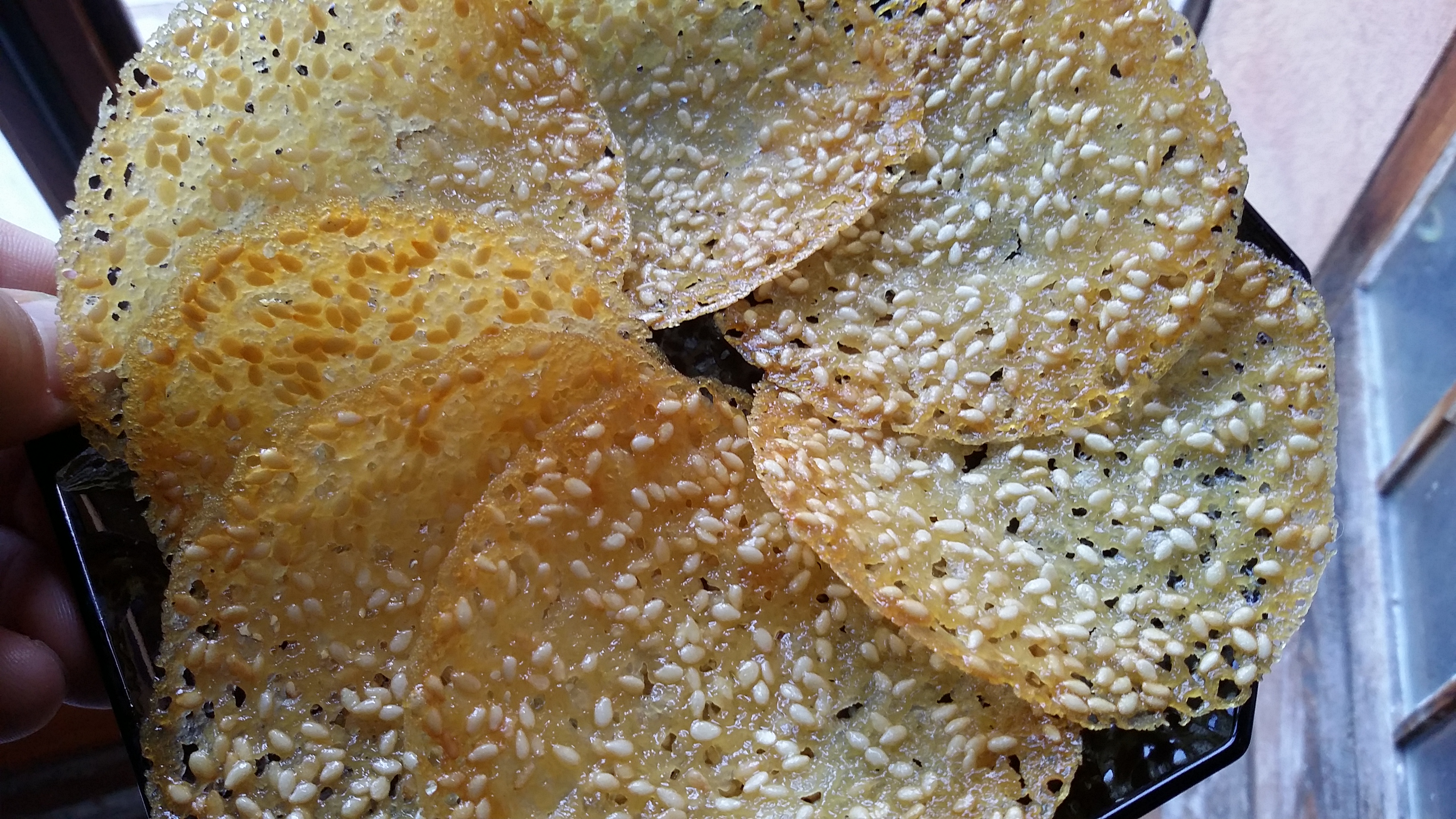 Sesame and Orange Juice tuiles BigOven