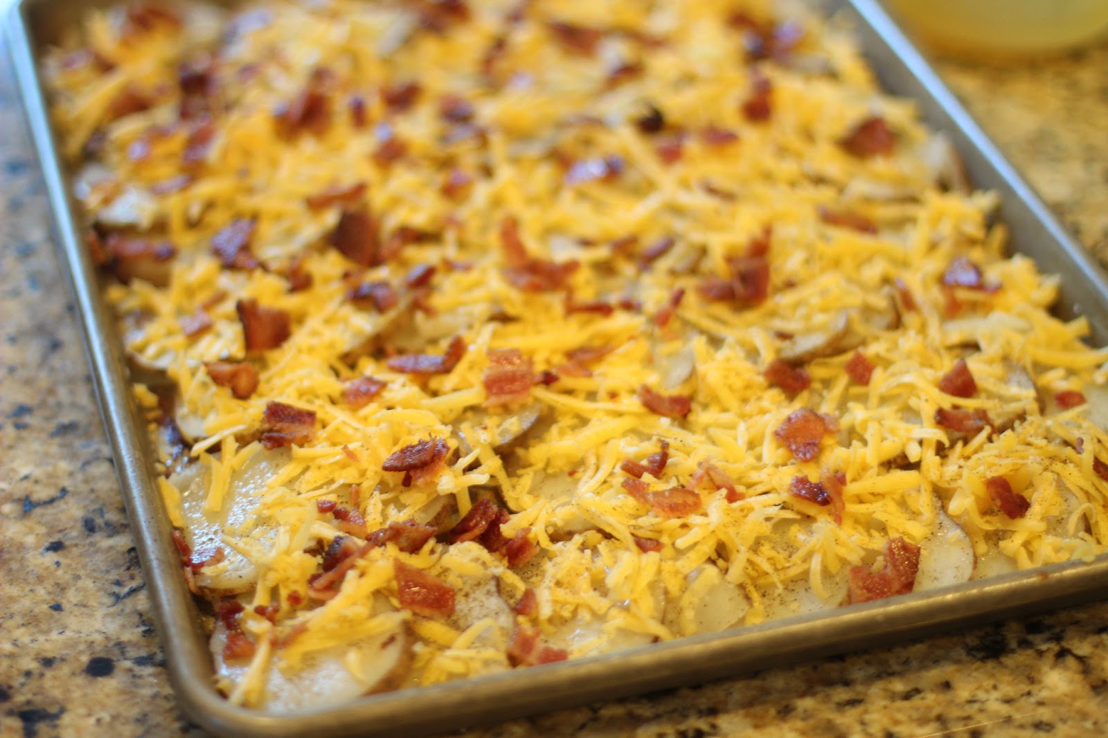 Sliced Baked Cheesy Potatoes BigOven