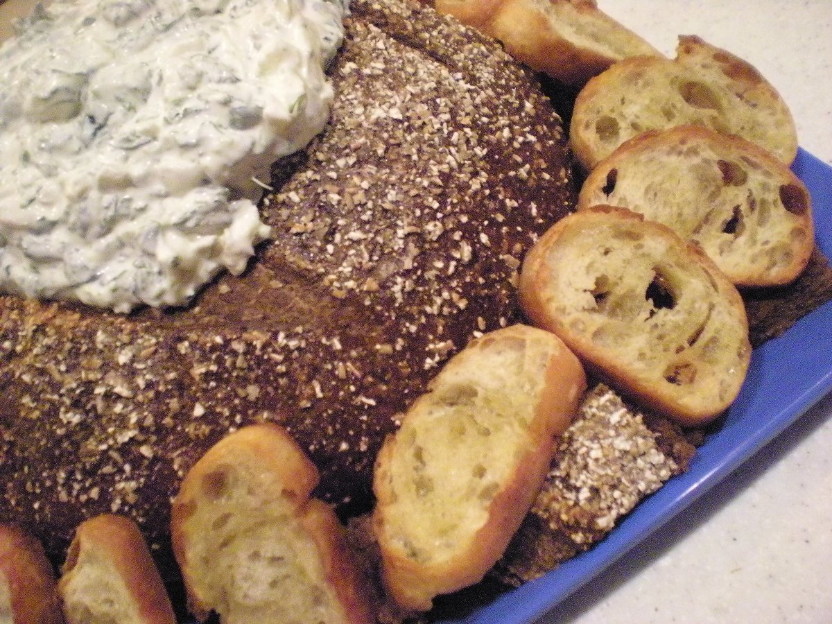 Spinach Dip in Pumpernickel BigOven
