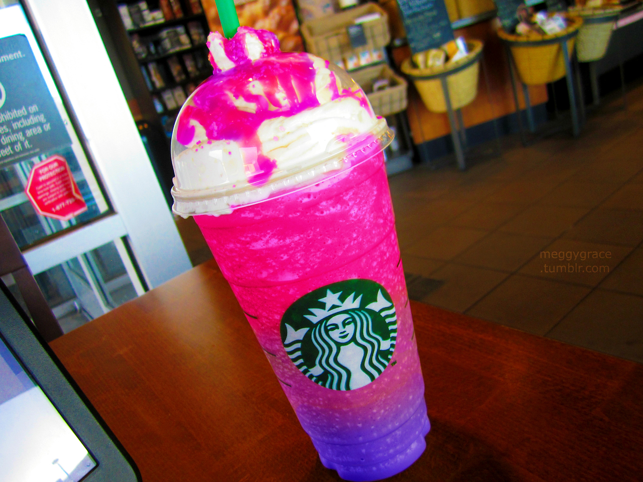 starbucks rainbow galaxy frappe