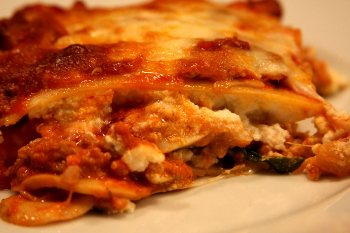 Steve's Mushroom, Spinach and Ground Turkey Lasagna - BigOven