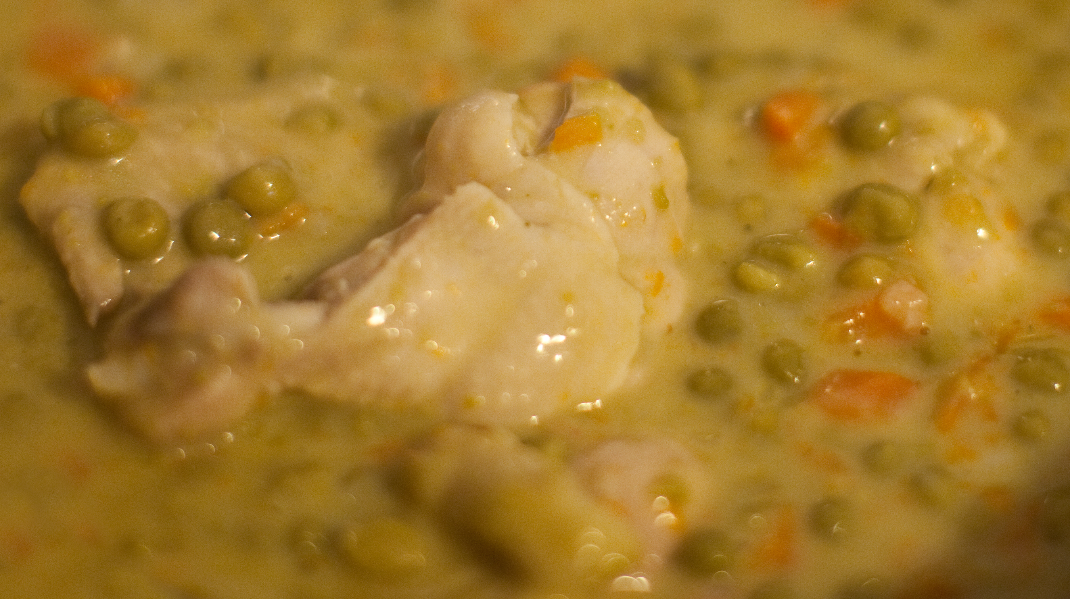 Sweet Peas Sauce Cream with chicken/or vegetarian BigOven