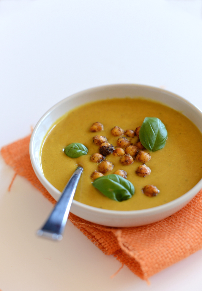 Sweet Potato Coconut Curry Soup