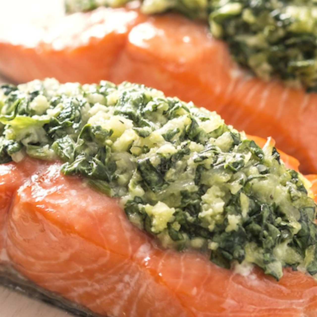 5 Ingredient SpinachStuffed Salmon