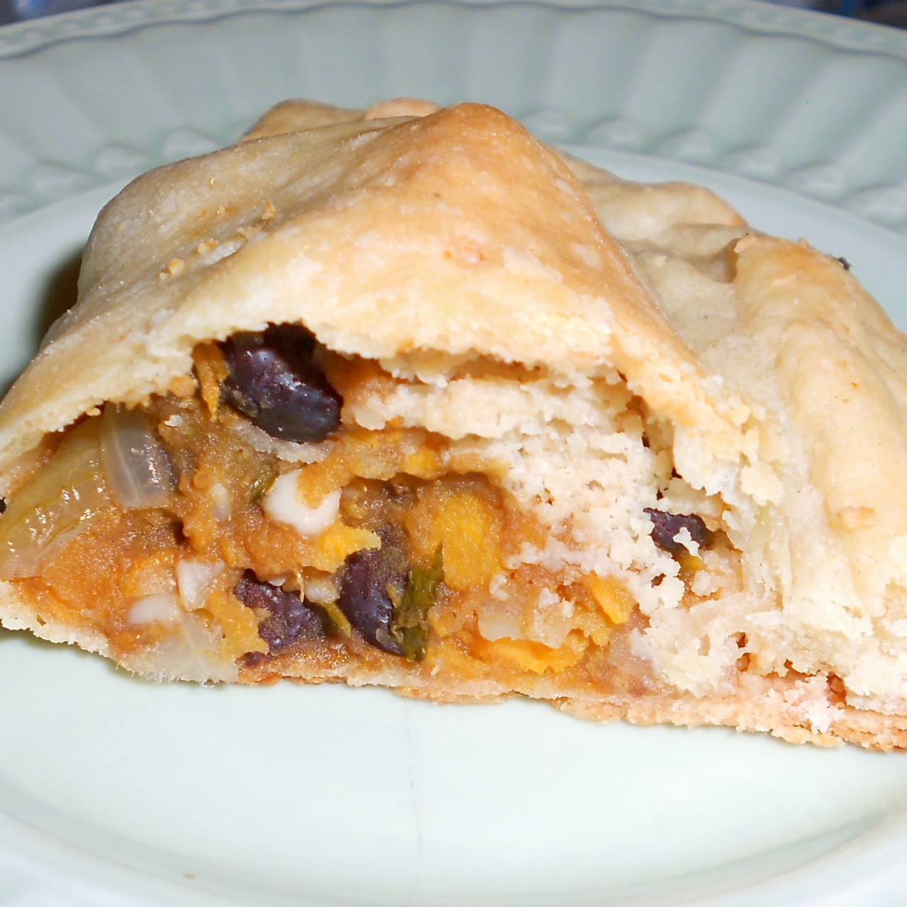 Acorn Squash and Black Bean Empanadas